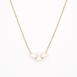 Tri Pearl Necklace