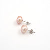 Fleur Rose Pearl Studs