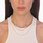 Fleur Continuous Pearl Necklace