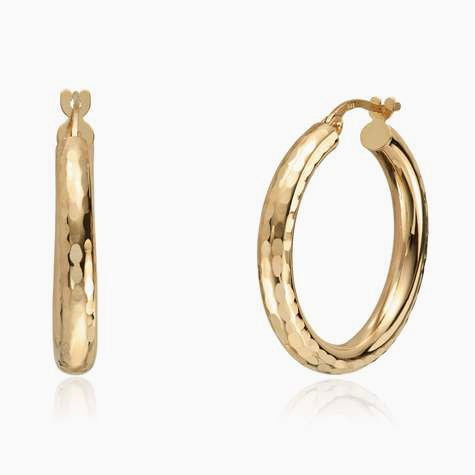 Alessi Gold Disco Hoops